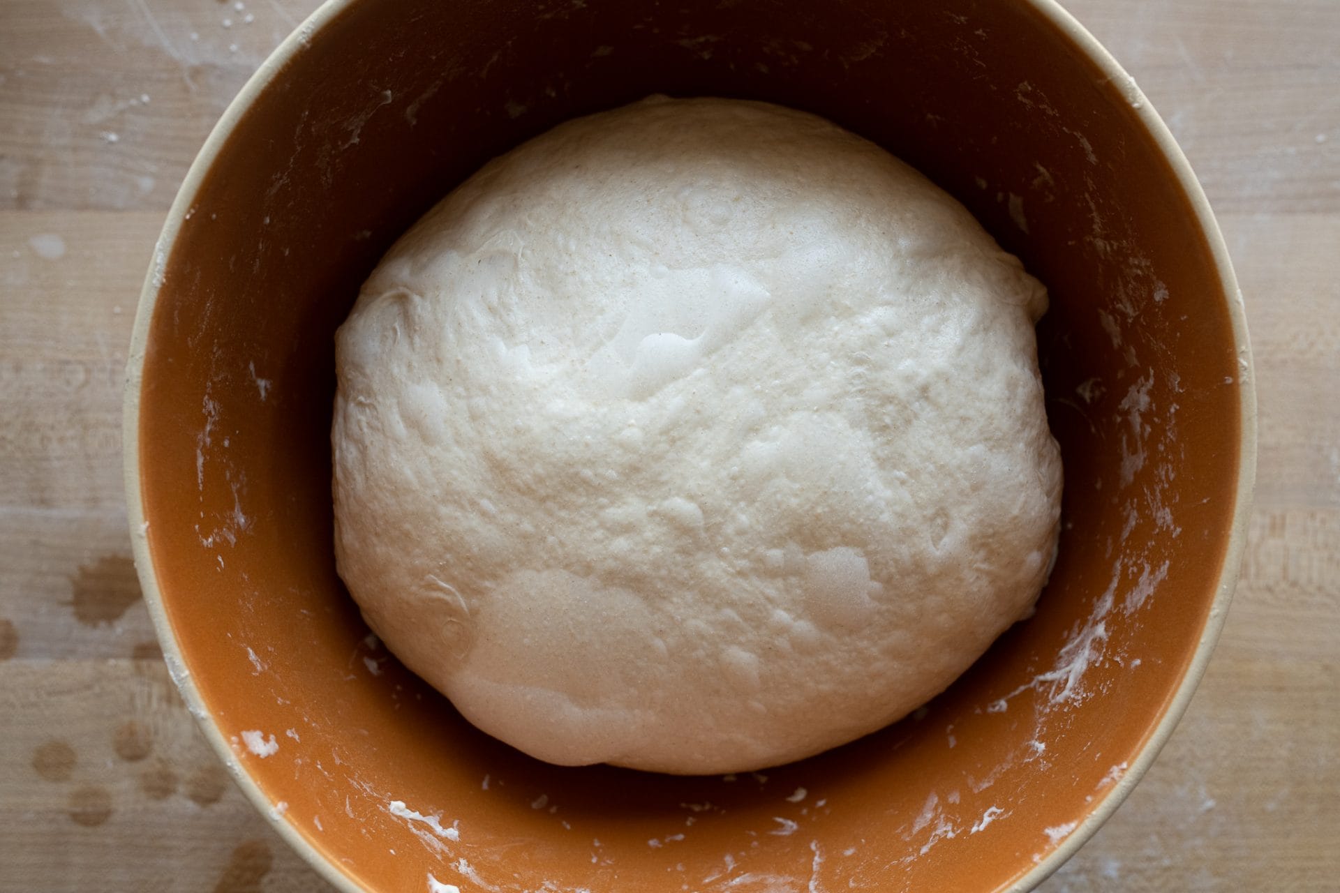 A strong dough that does not need any further stretch and folds
