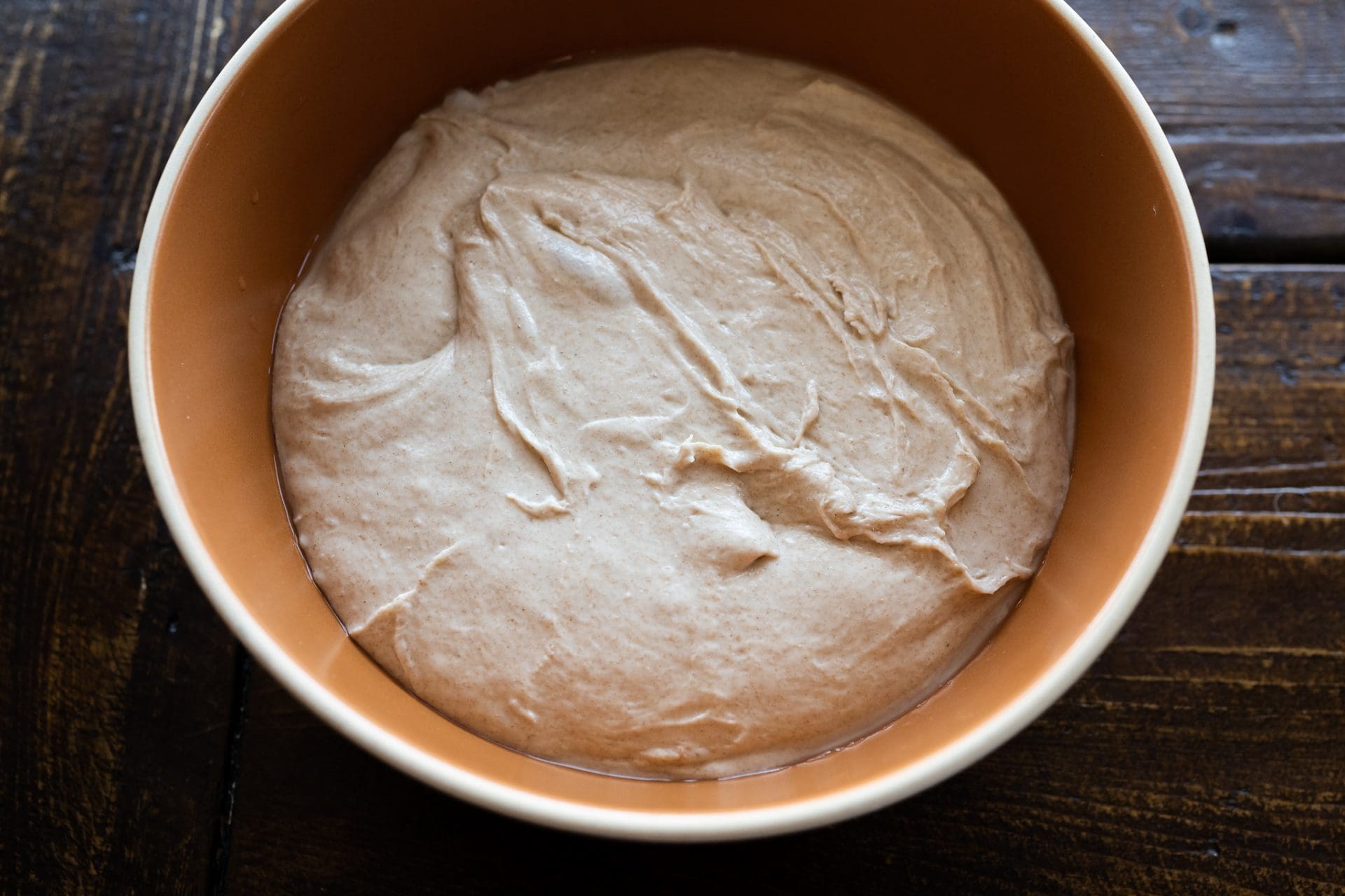 Dough at the end of mixing